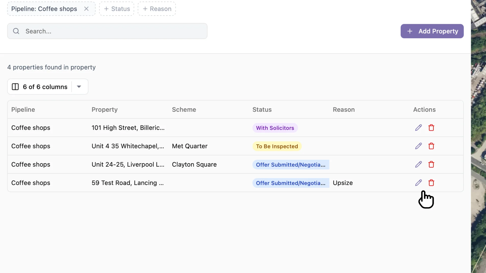 Screenshot of the Pipeline Manager workflow